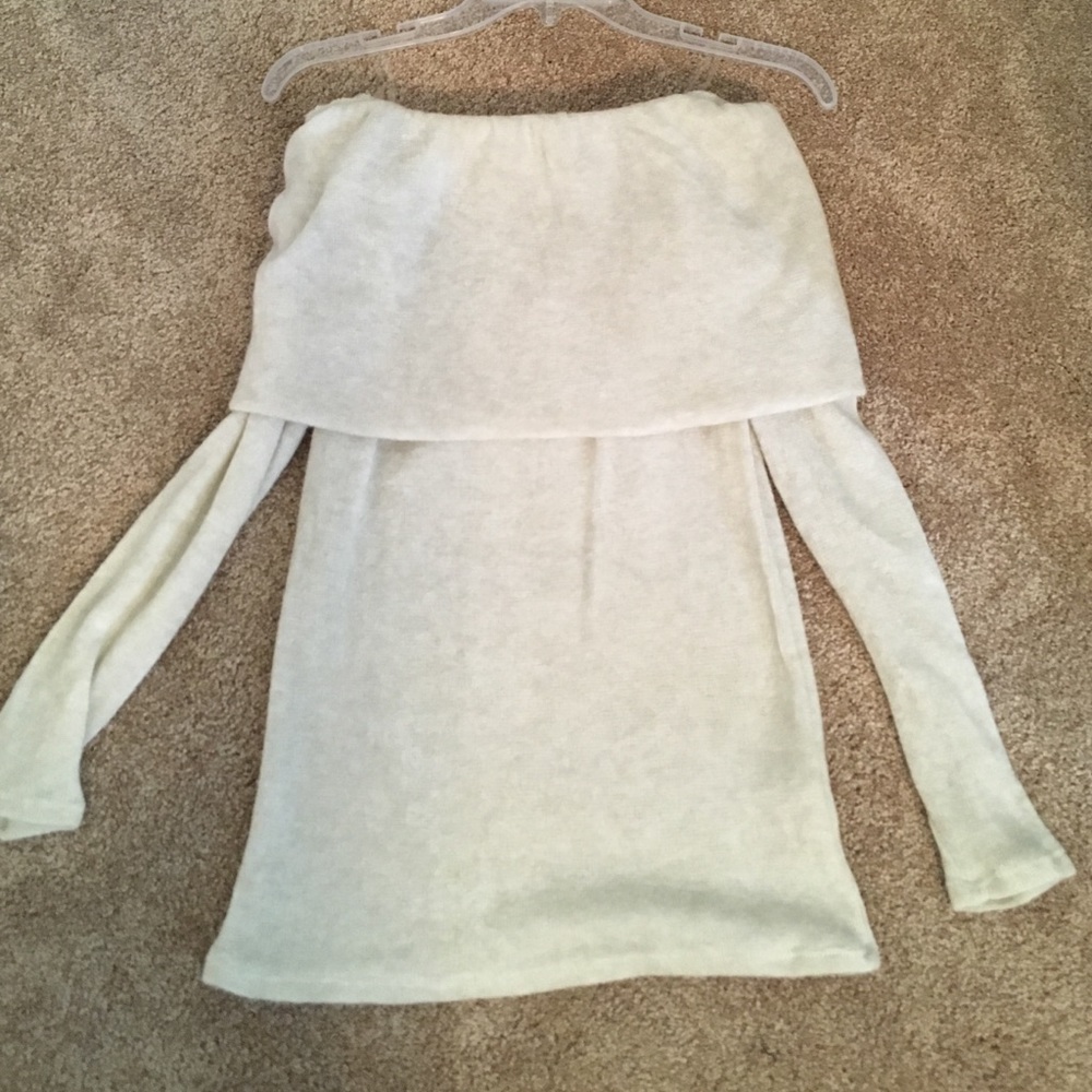 Off the shoulder sweater